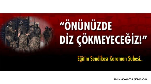 EĞİTİMSEN&#039;DEN AÇIKLAMA