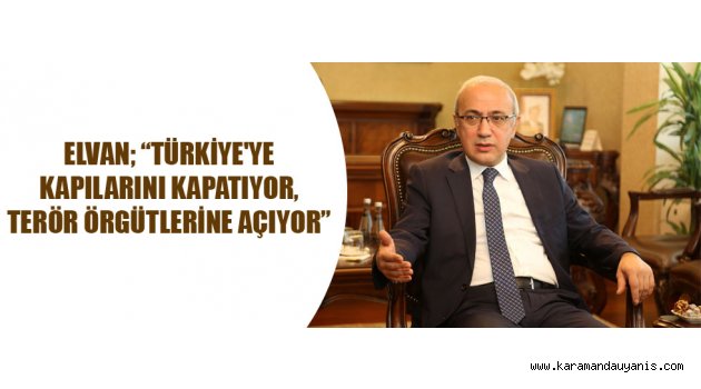 ELVAN'DAN TEPKİ