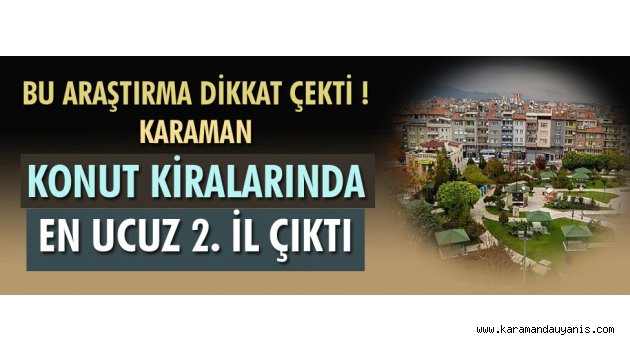 EN UCUZ KONUT KİRALARI..