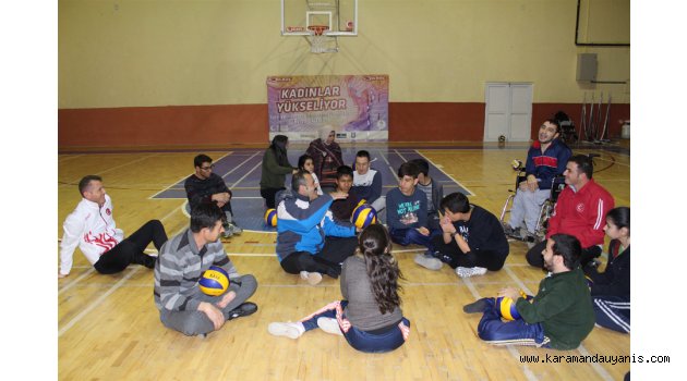 ENGELLİ SPORCULARA MORAL DESTEĞİ