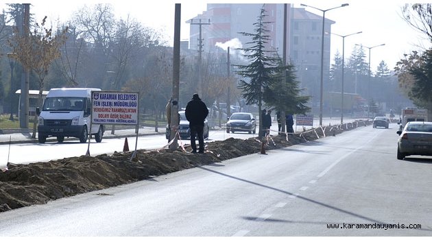EREĞLİ CADDESİ’NDE ORTA REFÜJ
