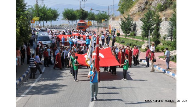ERMENEK 20. SILA ETKİNLİKLERİ YÜRÜYÜŞLE BAŞLADI