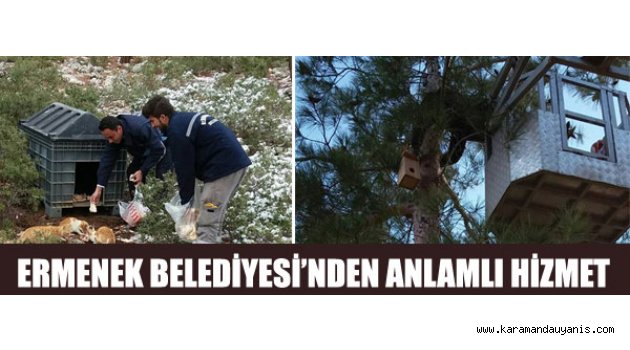 ERMENEK BELEDİYESİ’NDEN ANLAMLI HİZMET