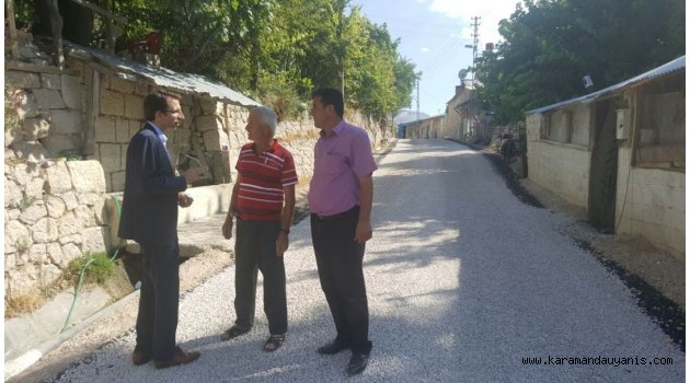 ERMENEK’DE KÖY YOLLARI İNCELENDİ
