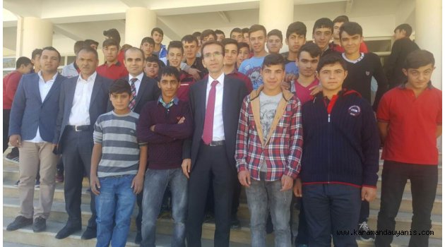 ERMENEK’DE OKULLAR ZİYARET EDİLDİ