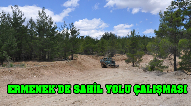 ERMENEK’DE SAHİL YOLU ÇALIŞMASI