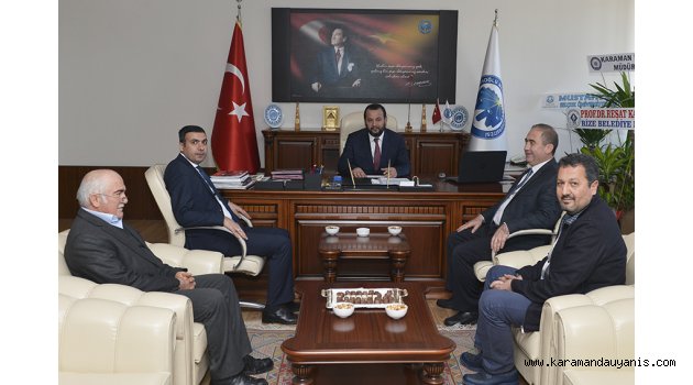 ERMENEK HEYETİNDEN TEBRİK ZİYARETİ