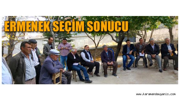 ERMENEK SEÇİM SONUCU