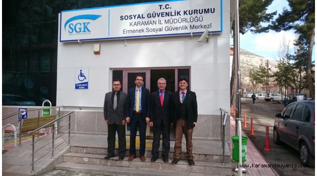 ERMENEK SGM ZİYARET EDİLDİ