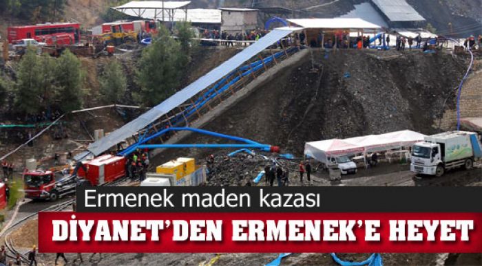 Ermenek İlçesine Bir Heyet Gönderdi.