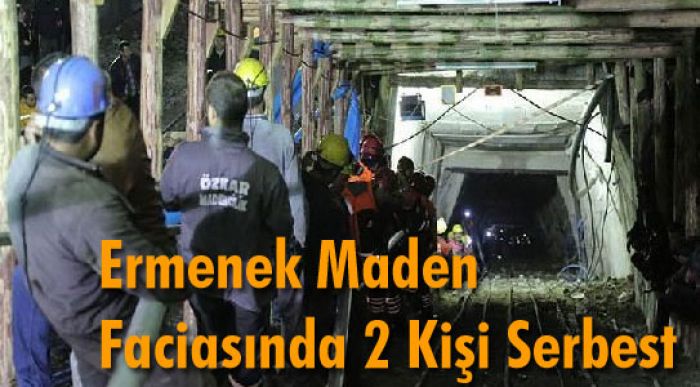 Ermenek Maden Faciasında 2 Kişi Serbest