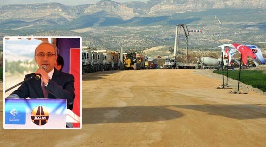 Ermenek Yeni Yolunun Temeli Atıldı