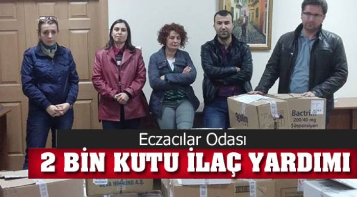 Ermenek’e 2 Bin Kutu İlaç Yardımı