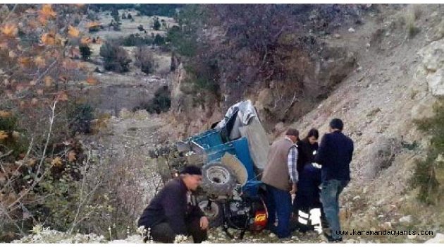 ERMENEK'TE PATPAT DEVRİLDİ: 1 ÖLÜ