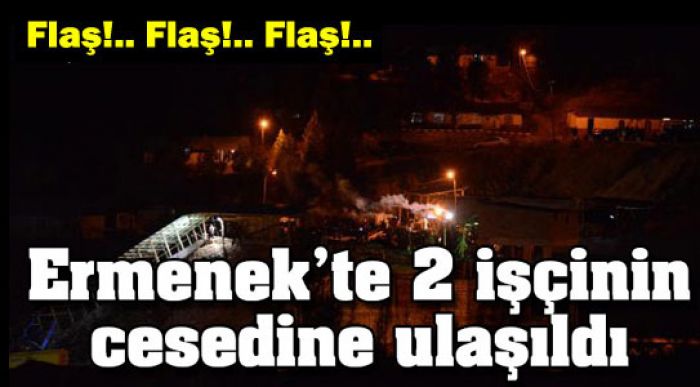 Ermenek'te 2 İşçinin Cesedine Ulaşıldı