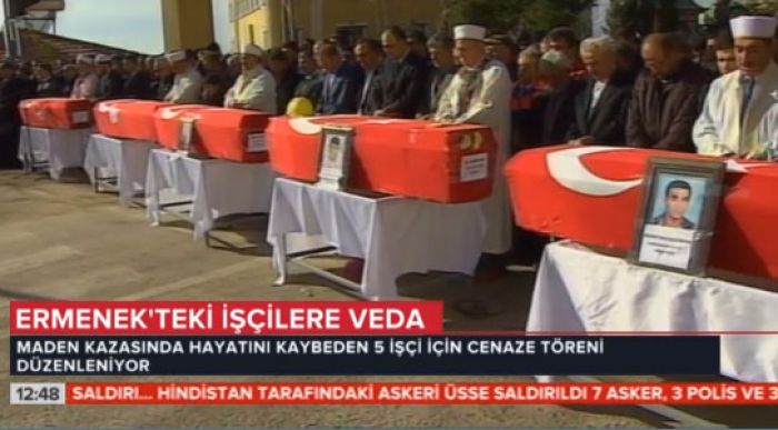 Ermenek'de Acı Tören