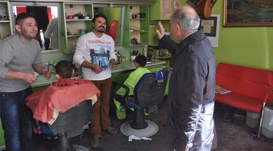 Esnaf Ziyaretlerinde İlgi Görüyor