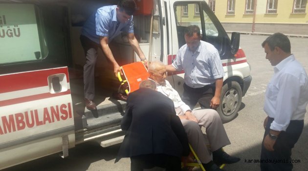 EVDE SAĞLIK HİZMETLERİ ALAN YATALAK DURUMDA OLAN HASTALAR DA OY KULLANDI