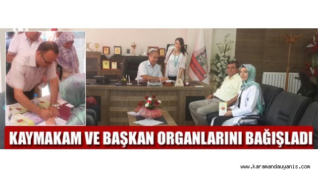 FESTİVAL'DE ORGAN BAĞIŞI