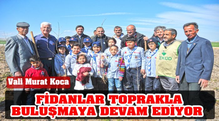 Fidanlar Toprakla Buluşmaya Devam Ediyor Fidanlar Toprakla Buluşmaya Devam Ediyor
