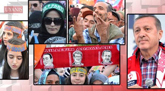 Fotoğraflarla Başbakan Mitingi