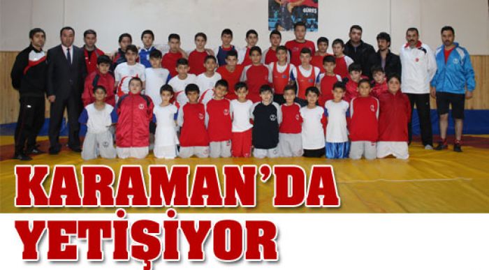 Geleceğin Güreşçileri Karaman’da Yetişiyor