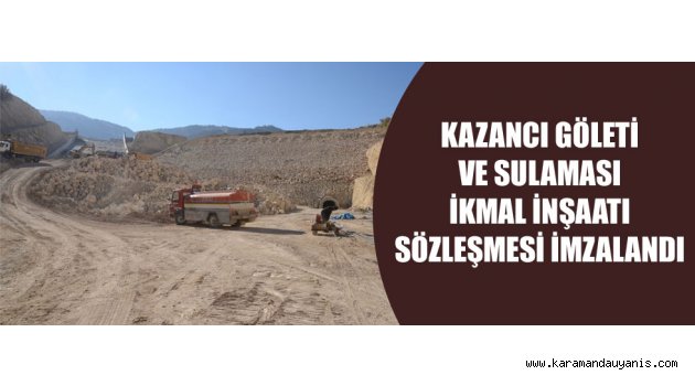 GÖLET ÇALIŞMASI