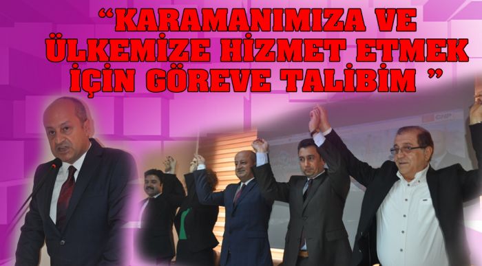 "göreve Talibim ”