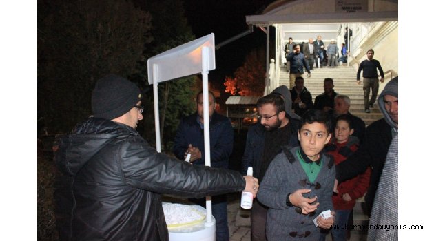 GÜLSUYU VE LOKUM İKRAMI