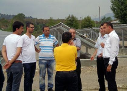 Güneş Projesini Yerinde İncelendi