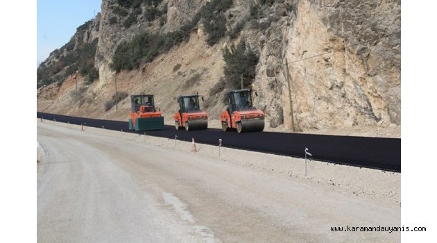 GÜNEYYURT ERMENEK YOLU GENİŞLİYOR