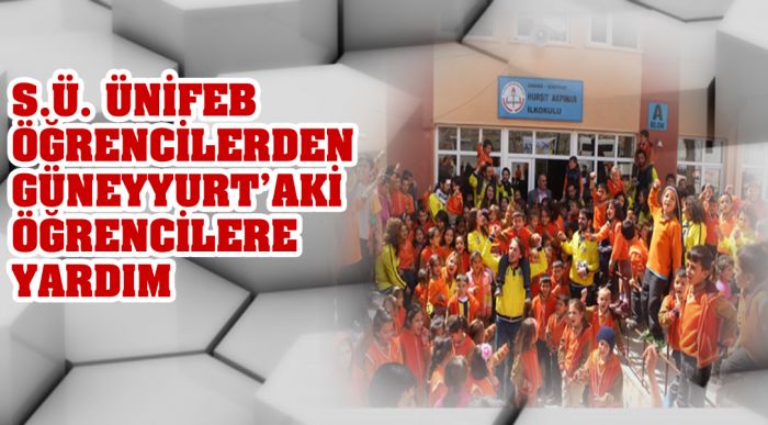 Güneyyurt'aki Öğrencilere Yardım