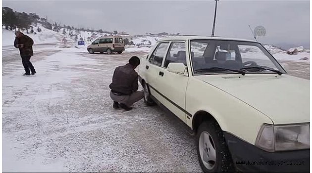 HAFTA SONU KAR ULAŞIMI ETKİLEDİ