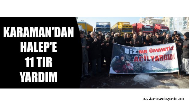 HALEP'E YARDIM FAALİYETLERİ..