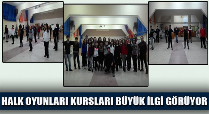 Halk Oyunları Kursları Büyük İlgi Görüyor