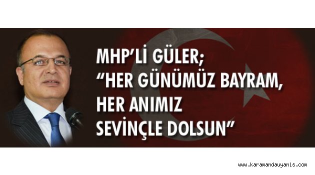 HALKIN BAYRAMINI KUTLADI
