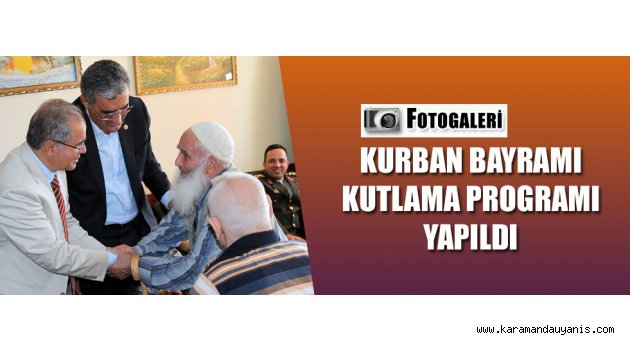 HALKLA BAYRAMLAŞMA YAPILDI