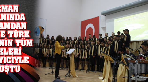 HARMAN ZAMANINDA HÜZZAMDAN GARİB’E TÜRK MÜZİĞİNİN TÜM RENKLERİ DİNLEYİCİYLE BULUŞTU