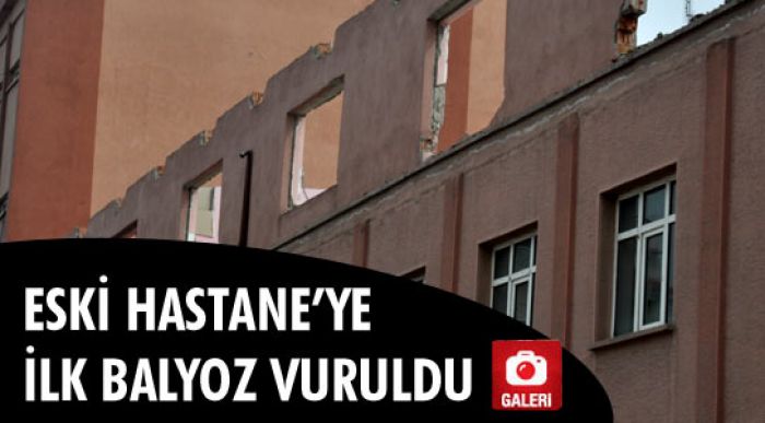 Hastane Yıkım Çalışmaları Başladı