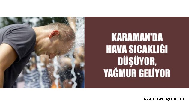 HAVA SICAKLIĞI DÜŞÜYOR