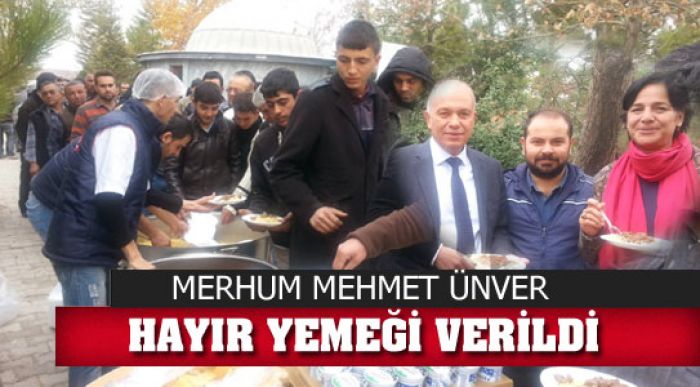 Hayır Yemeği Verildi