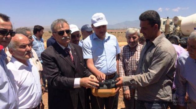 İBRAHİM DEDEOĞLU CAMİ TEMELİ ATILDI