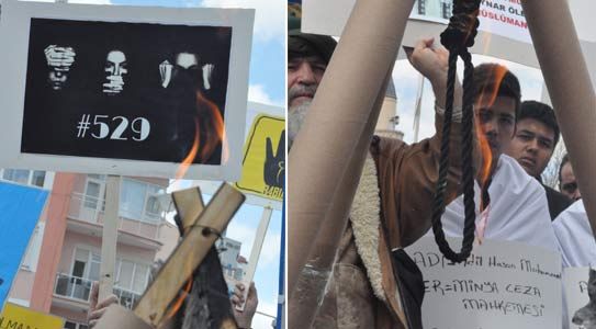 İdam Kararları Protesto Edildi