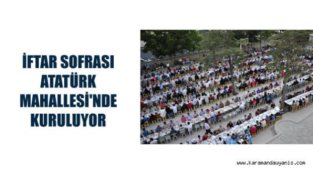 İFTAR SOFRALARI