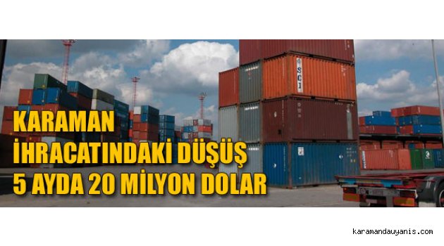 İhracat düşüşü