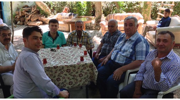 İLÇELERİ ZİYARET ETTİ