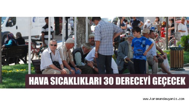 İLDE HAVA DURUMU