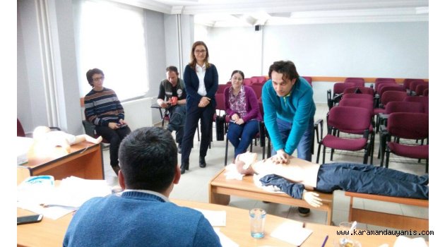 İLK YARDIM EĞİTİMİ VERİLDİ