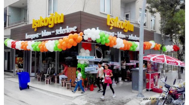 IŞIKOĞLU, KURUYEMİŞ SALONU AÇILDI