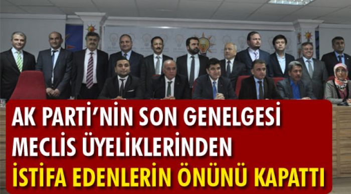 İstifa Edenlerin Önünü Kapattı